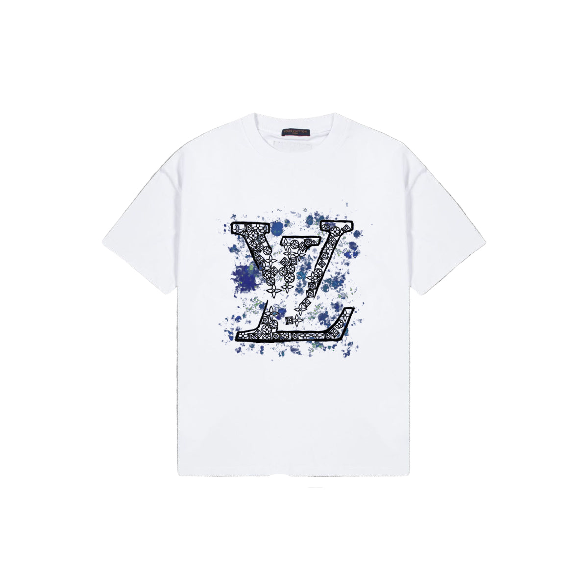 Custom Embellished Cotton T-Shirt – Beaded Signature Design - TruVybe Essentials